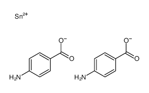 [(4-aminobenzoyl)oxy-dimethylstannyl] 4-aminobenzoate结构式