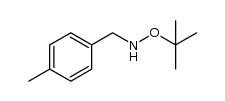O-tert-butyl-N-(4-methylbenzyl)hydroxylamine Structure