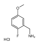 2-FLUORO-5-METHOXYBENZYLAMINE HYDROCHLORIDE Structure