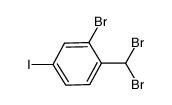 2-bromo-1-(dibromomethyl)-4-iodobenzene结构式