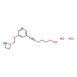 6-{5-[(2S)-2-Azetidinylmethoxy]-3-pyridinyl}-5-hexyn-1-ol dihydrochloride picture