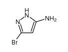 3-溴-1H-吡唑-5-胺结构式
