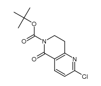 tert-Butyl2-chloro-5-oxo-5,6,7,8-tetrahydro-1,6-naphthyridine-6-carboxylate Structure