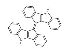(Z)-5,5',10,10'-tetrahydro-10,10'-biindeno[1,2-b]indolylidenes结构式