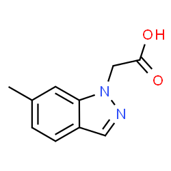 2-(6-Methyl-1H-indazol-1-yl)acetic acid Structure