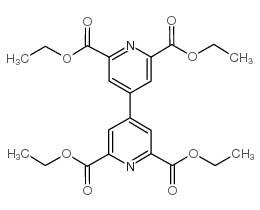 [4,4-联吡啶]-2,2,6,6-四羧酸四乙酯结构式