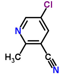 5-氯-2-甲基氰吡啶结构式