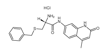 7-(S-benzyl-L-cysteinyl-amido)-4-methyl-2-quinolinone hydrochloride结构式