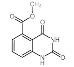Methyl 2,4-dioxo-1,2,3,4-tetrahydro-5-quinazolinecarboxylate结构式