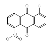 9,10-Anthracenedione,1-chloro-5-nitro-结构式