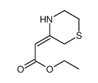 (2Z)-3-硫代吗啉亚基乙酸乙酯结构式