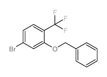 2-苄氧基-4-溴苯并三氟结构式
