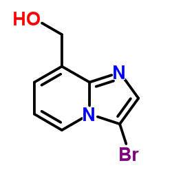 IMidazo[1,2-a]pyridine-8-Methanol, 3-bromo- Structure