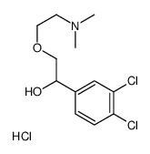 1-(3,4-dichlorophenyl)-2-[2-(dimethylamino)ethoxy]ethanol,hydrochloride Structure