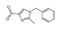 1-benzyl-2-methyl-4-nitroimidazole Structure