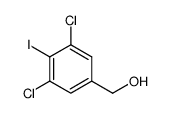 3,5-dichloro-4-iodobenzyl alcohol Structure