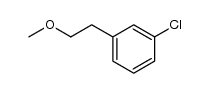 1-chloro-3-(2-methoxyethyl)benzene Structure