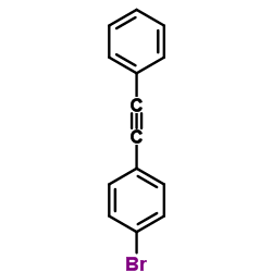 1-溴-4-(苯基乙炔基)苯结构式
