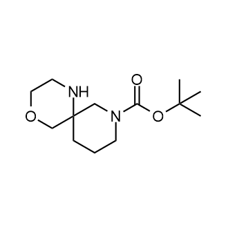 4-氧杂-1,8-二氮杂螺[5.5]十一烷-8-羧酸叔丁酯结构式
