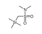 N,N-二甲基-1-(三甲基甲硅烷基)甲烷磺酰胺结构式