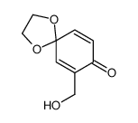 7-(hydroxymethyl)-1,4-dioxaspiro[4.5]deca-6,9-dien-8-one Structure