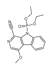 9-diethoxyphosphoryl-1-cyano-4-methoxy-β-carboline Structure