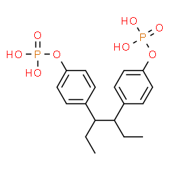 4,4'-(1,2-Diethyl-1,2-ethanediyl)bisphenol bisphosphate structure