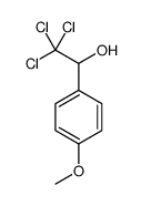 BENZENEMETHANOL, 4-METHOXY-.ALPHA.-(TRICHLOROMETHYL)-结构式