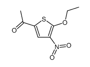 Ethanone, 1-(5-ethoxy-4-nitro-2-thienyl)- (9CI)结构式
