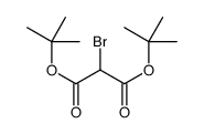 ditert-butyl 2-bromopropanedioate Structure