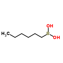 Hexylboronic acid Structure