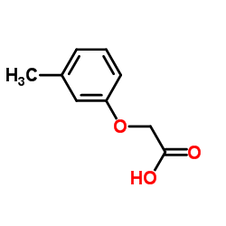 (3-Methylphenoxy)acetic acid Structure