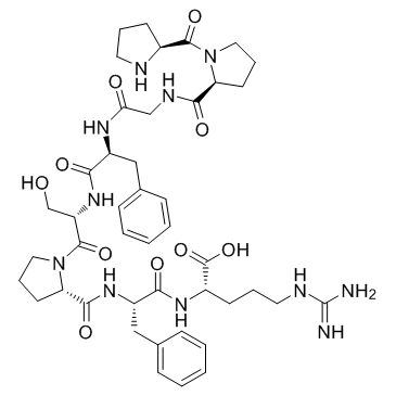 舒缓激肽片段2-9结构式
