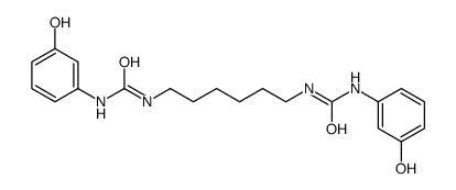 1-(3-hydroxyphenyl)-3-[6-[(3-hydroxyphenyl)carbamoylamino]hexyl]urea Structure