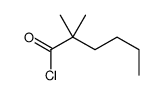 2,2-dimethylhexanoyl chloride structure