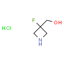 (3-氟吖丁啶-3-基)甲醇盐酸结构式