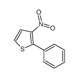 3-Nitro-2-phenylthiophene Structure