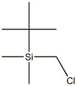Silane, (chloroMethyl)(1,1-diMethylethyl)diMethyl- Structure