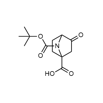 7-(Tert-butoxycarbonyl)-3-oxo-7-azabicyclo[2.2.1]Heptane-1-carboxylic acid Structure