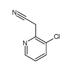 3-Chloro-2-pyridineacetonitrile Structure