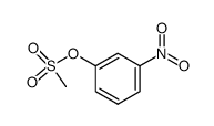 3-nitrophenyl methane sulfonate Structure