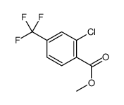 methyl 2-chloro-4-(trifluoromethyl)benzoate structure