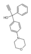 1-(4-Morpholinophenyl)-1-phenylprop-2-yn-1-ol Structure