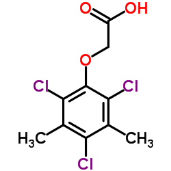 (2,4,6-Trichloro-3,5-dimethylphenoxy)acetic acid Structure
