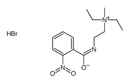 diethyl-methyl-[2-[(2-nitrobenzoyl)amino]ethyl]azanium,bromide结构式
