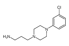 1-(3-amino-1-propyl)-4-(3-chlorophenyl)piperazine Structure