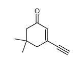 2-Cyclohexen-1-one, 3-ethynyl-5,5-dimethyl- (9CI)结构式