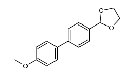 2-(4'-methoxy[1,1'-biphenyl]-4-yl)-1,3-dioxolane Structure
