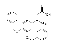 3-氨基-3-(3,4-二苄氧基苯基)-丙酸结构式