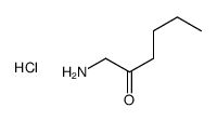 1-aminohexan-2-one,hydrochloride结构式